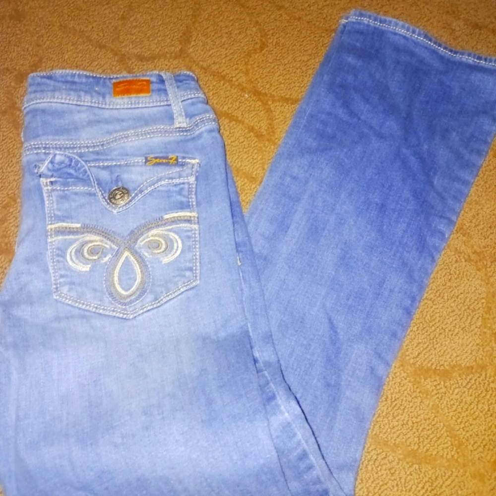 SEVEN7 SEVEN LADIES WOMENS 4 SLIM BOOT CUT JEANS FLATTERING SOME STRETCH $128